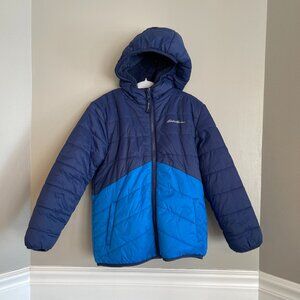 Boys Deer Harbor Reversible Hooded Jacket Size Small 7/8